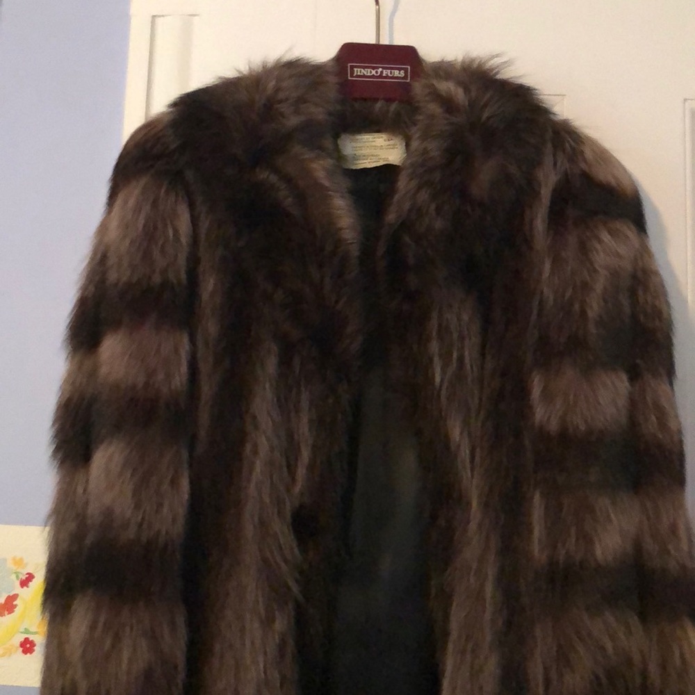 Full length Racoon Coat